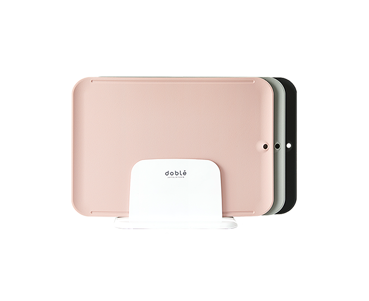 칼집이 나지 않는 도마 3종 블루 세트